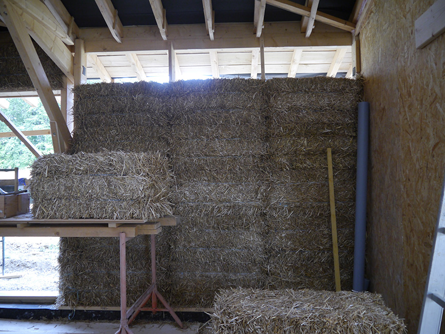 Chantier bottes couchées