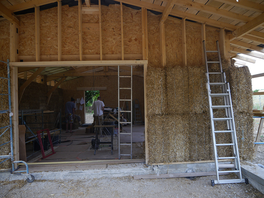 Chantier bottes debouts