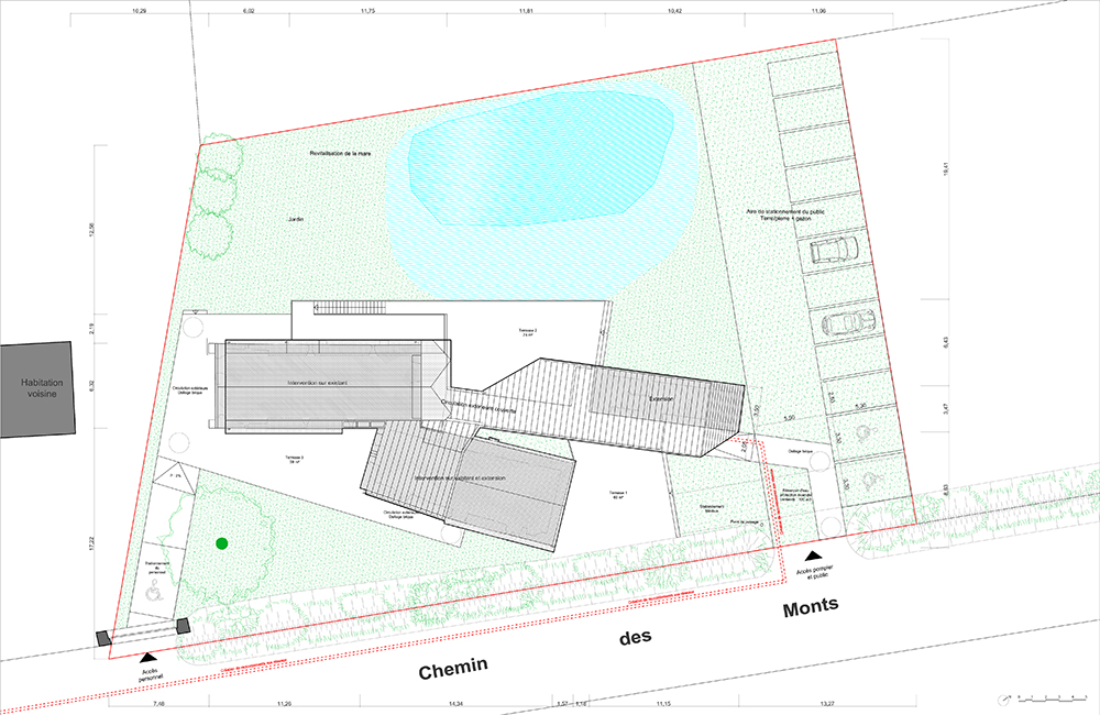 Plan masse projet