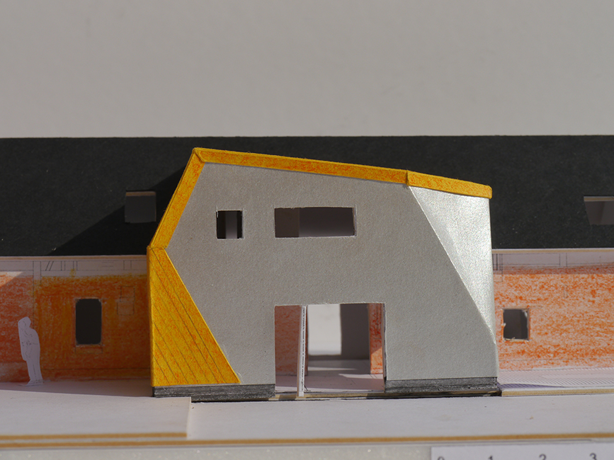 Maquette — Vue ouest proche