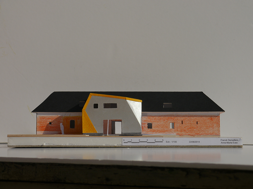 Maquette — Vue ouest