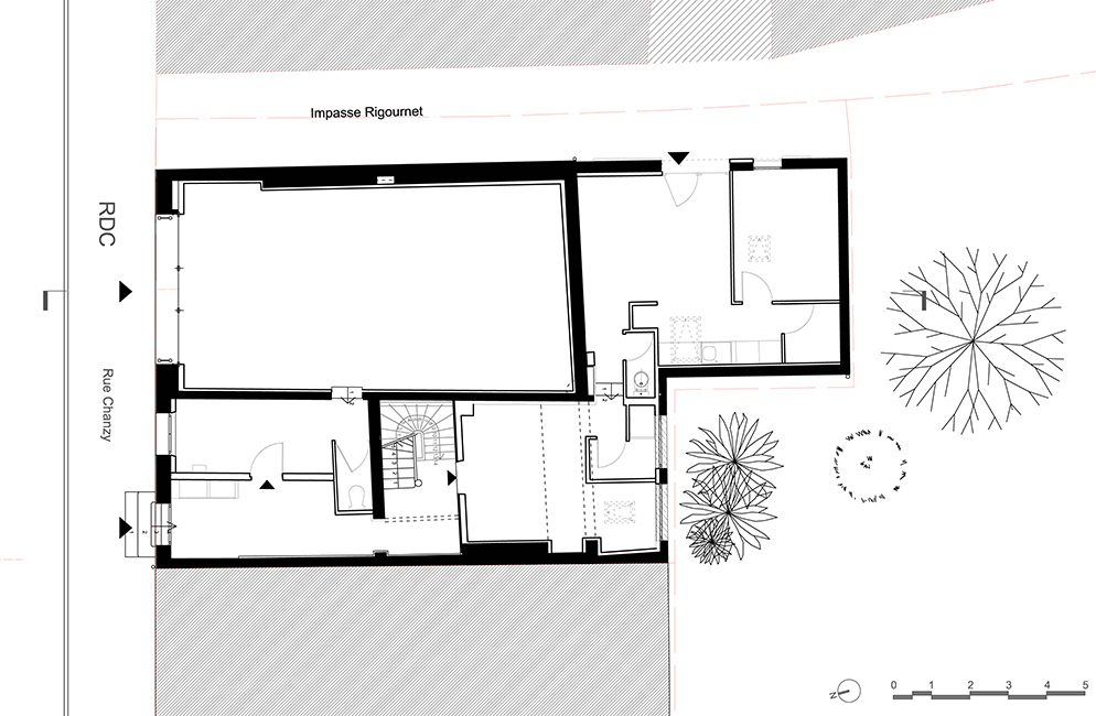 Plan du rez-de-chaussée